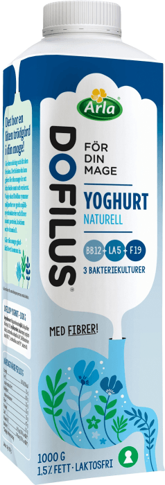 Cultura® Dofilus yoghurt naturell Laktosfri 1,5%