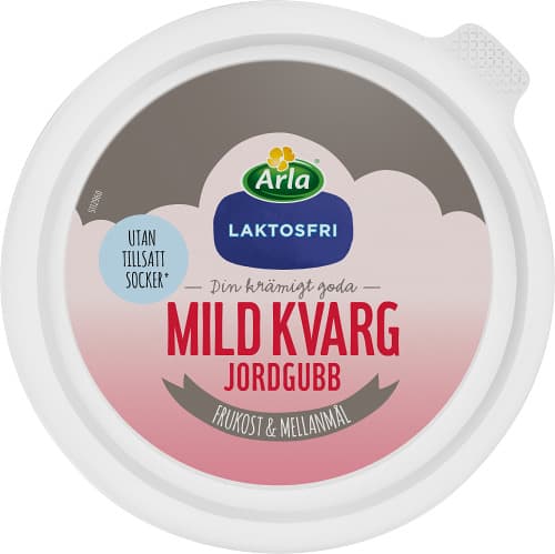 Kvarg Jordgubb Mild Laktosfri 0,2%