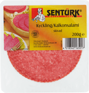 Kyckling Kalkonsalami skivad