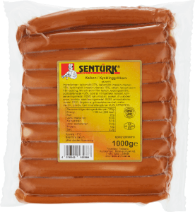 Kalkon Kycklinggrillkorv skinnfri