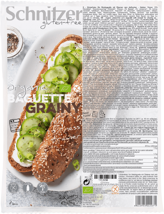 Fröbaguette Glutenfri Eko