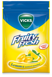 Halstabletter Fruity Fresh Lemon Sockerfri