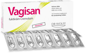Fuktkräm Cremolum, Vagitorier