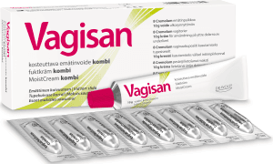 Fuktkräm och Vagitorier, Hormonfri Intimkräm, 8x10 g