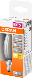 LED CL B Kron E14 25W Matt