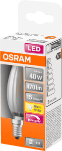 LED CL B Kron E14 40W Dimbar Matt