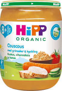 Couscous Grönsaker & Kyckling 8 mån Eko