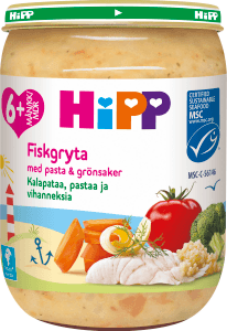 Fiskgryta med Pasta & Grönsaker 6 mån MSC