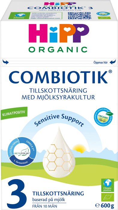 Modersmjölkersättning Pulver Combiotik 3, 10 mån Eko