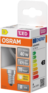 Led Cl P 40 E14 Fil
