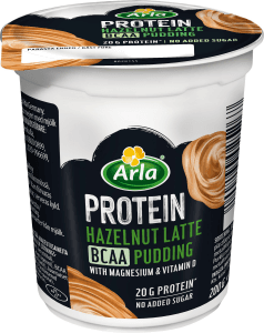 Proteinpudding Hazelnut Latte