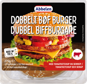 Dubbel biffburgare