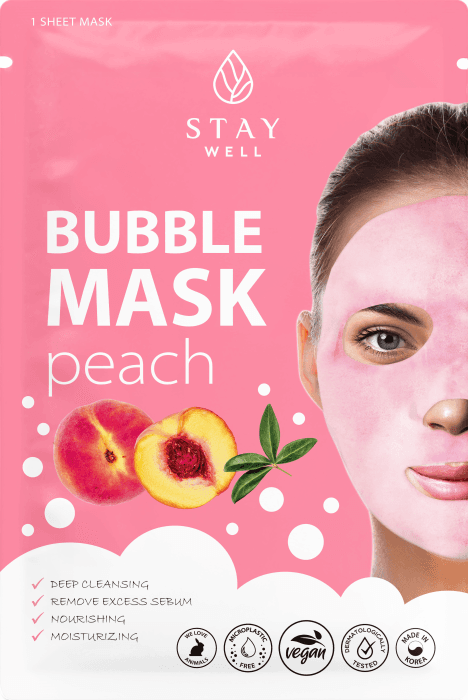 Ansiktsmask Bubble Mask Peach