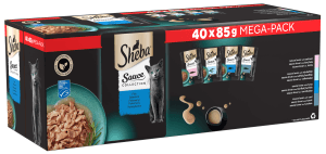 Kattmat Fisk i Sås Mix 40x85g