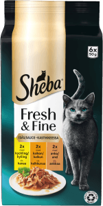 Kattmat Fågel i Sås 6x50g
