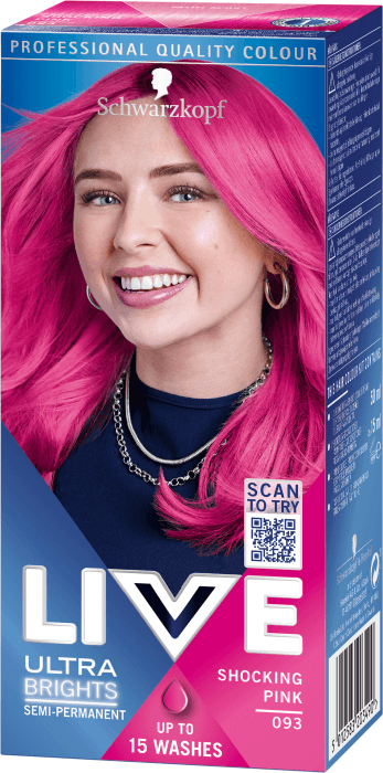 Hårfärg Ultra brights Pink 93 X