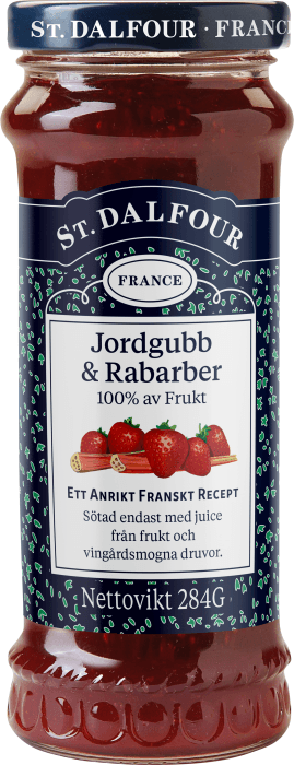 Marmelad Jordgubb & Rabarber