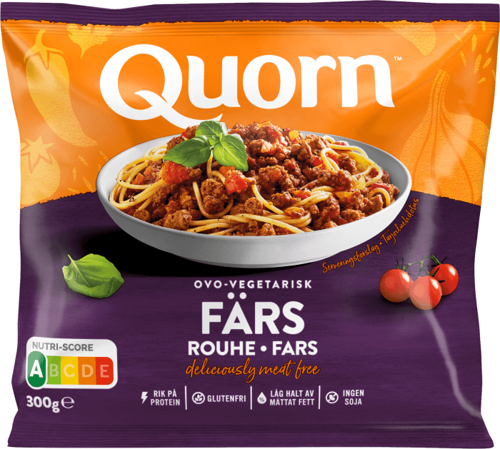 Vegetarisk färs Fryst