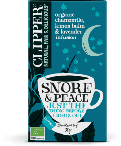 Te Snore and Peace Infusion Kamomill, lavendel & citronmeliss Ekologiskt