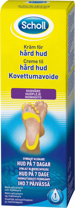 Fotkräm för hård hud