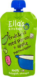Fruktris med Päron & Äpple 4 mån Eko
