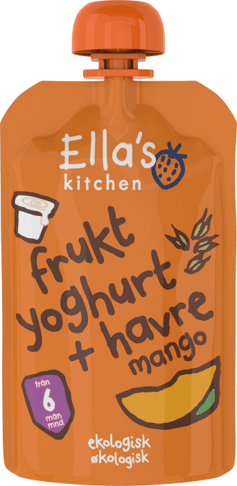 Fruktyoghurt, Havre & Mango 6 mån Eko