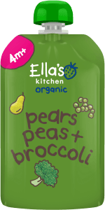 Puré Päron, Ärtor & Broccoli 4M EKO