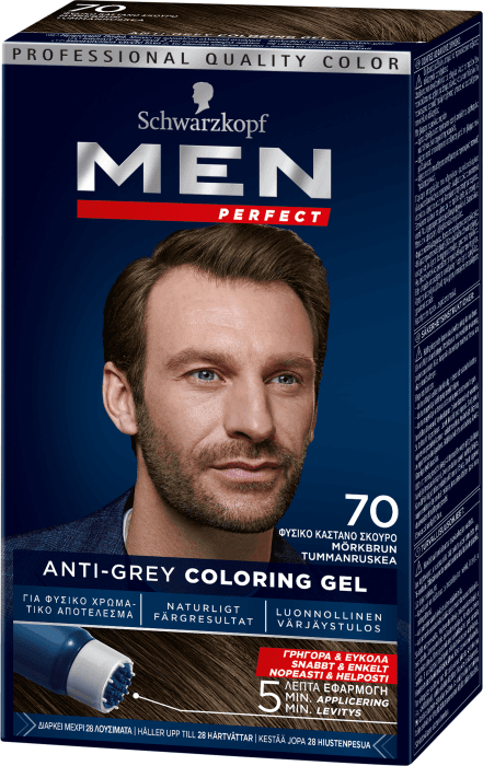 Hårfärg 70 Mörkbrun Men Perfect