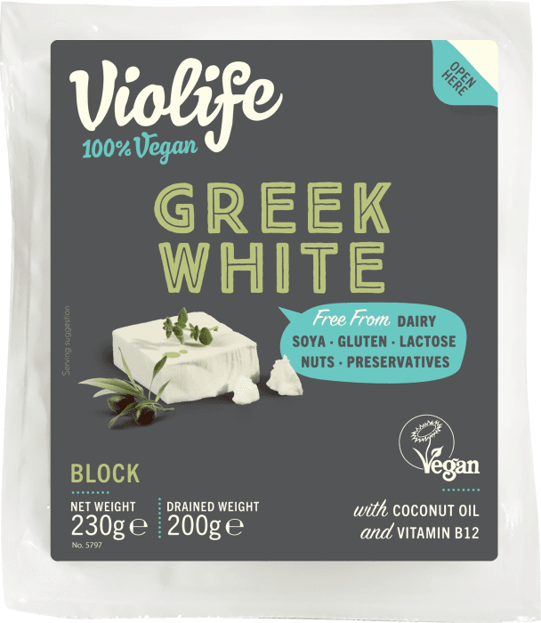 Greek White Block Vegansk