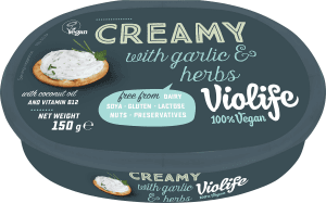 Färskost Växtbaserad Creamy Garlic & Herbs