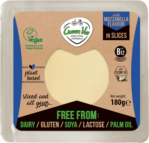 Slices Mozzarella Flavour Vegansk