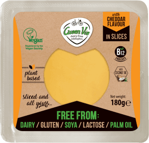 Slices Cheddar Flavour Vegansk
