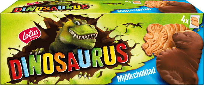 Kex Dinosaurus Mjölkchoklad