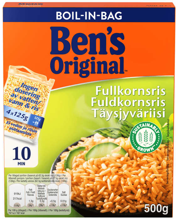 Fullkornsris Boil in Bag 4-p