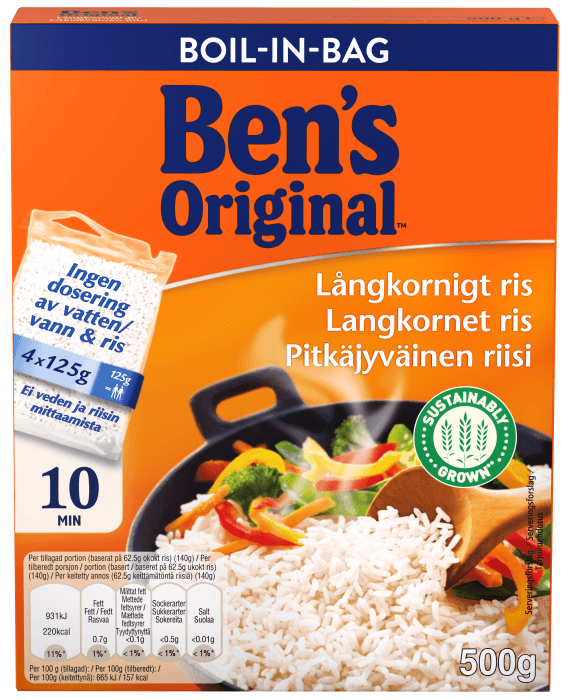 Långkornigt Ris Boil in Bag 4-p