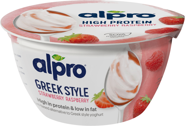 Soygurt Greek Style Jordgubb & Hallon