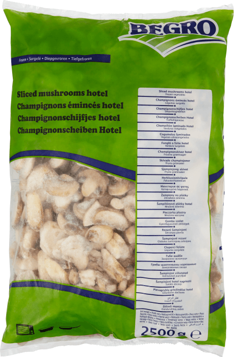 Champinjoner Skivade Frysta