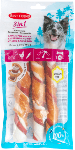 Hundtugg 3in1 Tuggben Kyckl&Morot
