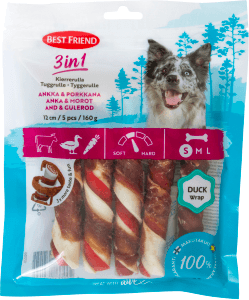 Hundtugg1 Tuggben Anka&Morot 5st