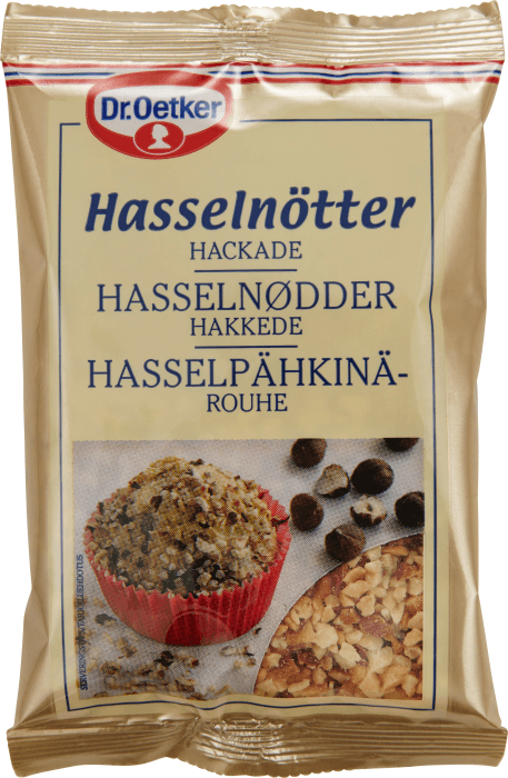 Hasselnötter Hackade