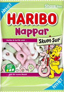 Godis Nappar Skum Sur