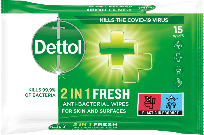 2in1 Desinfektionswipes