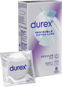 Kondomer Invisible Extra Lube