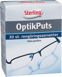 Rengöringsservetter Glasögon Optik Puts