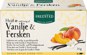 Vitt te Vanilj & persika