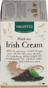 Svart te Irish cream