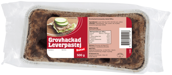 Leverpastej grovhackad