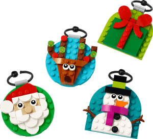 Blandat julpynt 40744