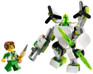 Äventyr med Z-Blob-robot och fordon