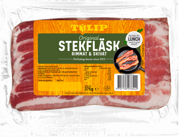 Stekfläsk Rimmat och Skivat